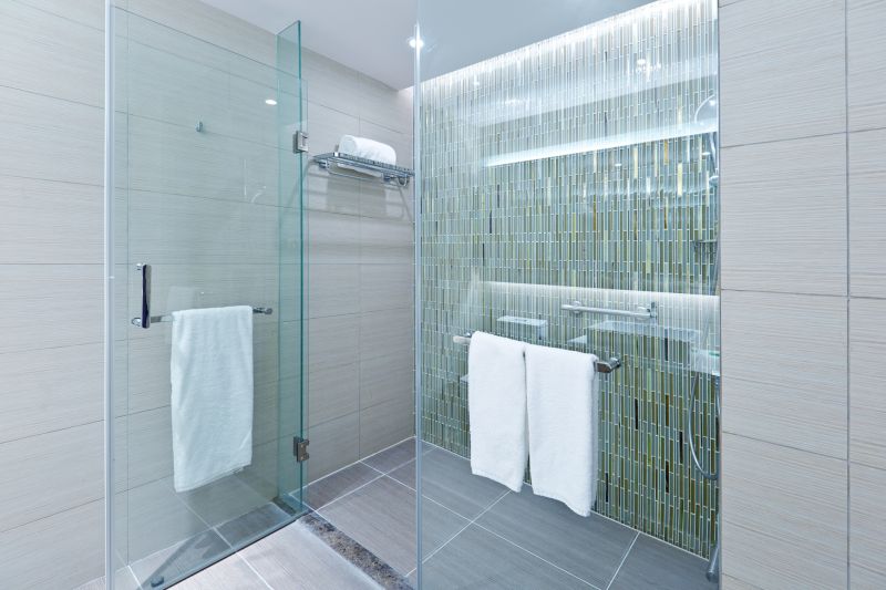 Stylish Shower with Glass Doors