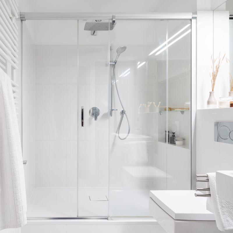 Stylish Shower with Accessories